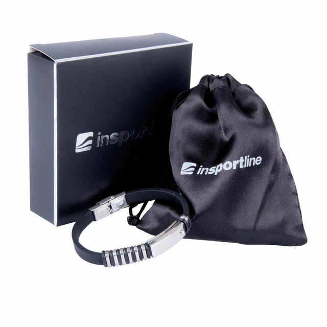 Magnetic Bracelet inSPORTline Mizar - Black-Silver