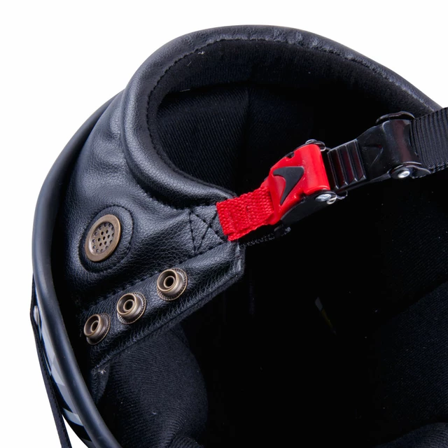 Motorradhelm W-TEC AP-62G - Rennflagge