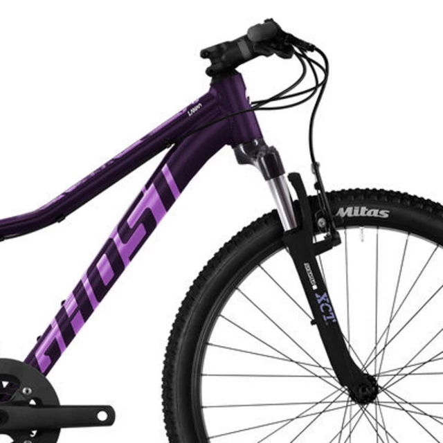 Juniorský bicykel Ghost Lanao 24" Base - Purple / White
