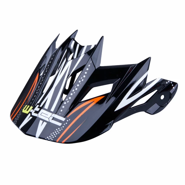 Kšilt k helmě W-TEC AP-42 - černo-oranžová