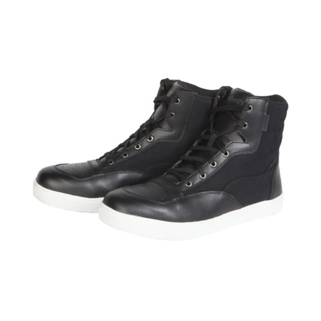 Moto Shoes Rebelhorn Traffic Leather - Black