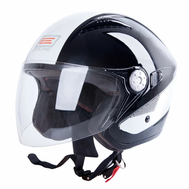 Motorcycle Helmet ORIGINE V529 - Black-White - Black-White
