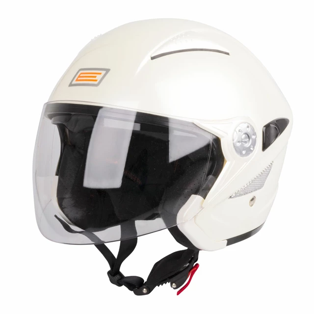 Motorcycle Helmet ORIGINE V529 - Black-White - Pearl White