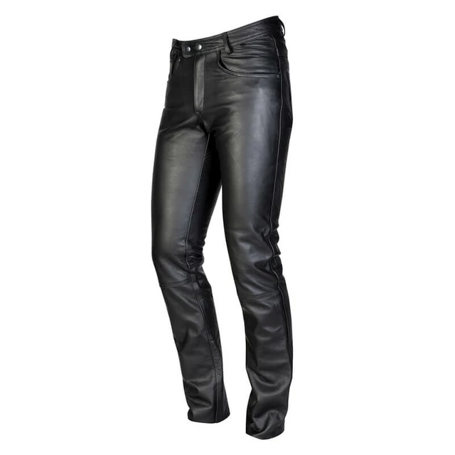 Men’s Leather Moto Pants Ozone Daft - Black