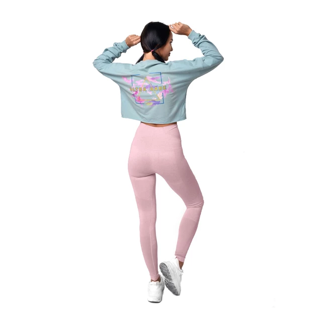 Women’s Leggings Boco Wear Coral Cloud Melange Shape Push Up - Light Pink