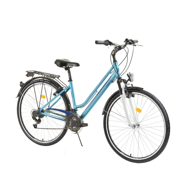 Rower trekkingowy dla kobiet DHS Travel 2854 28" - model 2015 - Niebieski