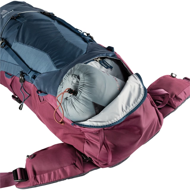 Túra hátizsák Deuter Aircontact Lite 35 + 10 SL - marine kék-földi szeder