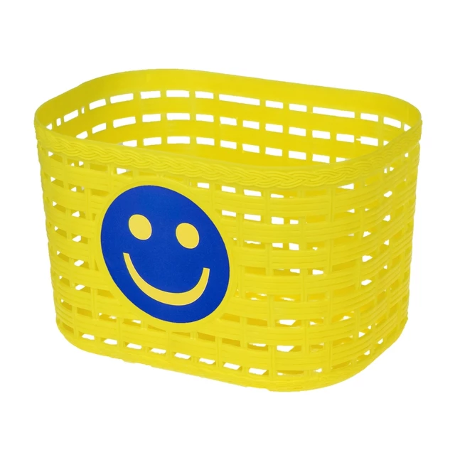 Children’s Front Plastic Bike Basket M-Wave P Children's Basket - Red - Yellow