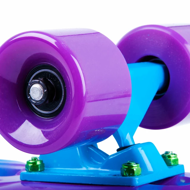 Penny Board WORKER Sunbow 22" - Grün-Blau-Lila