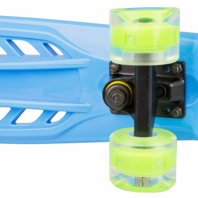 Penny board WORKER Bony 22" mit leuchtenden Rädern - blau