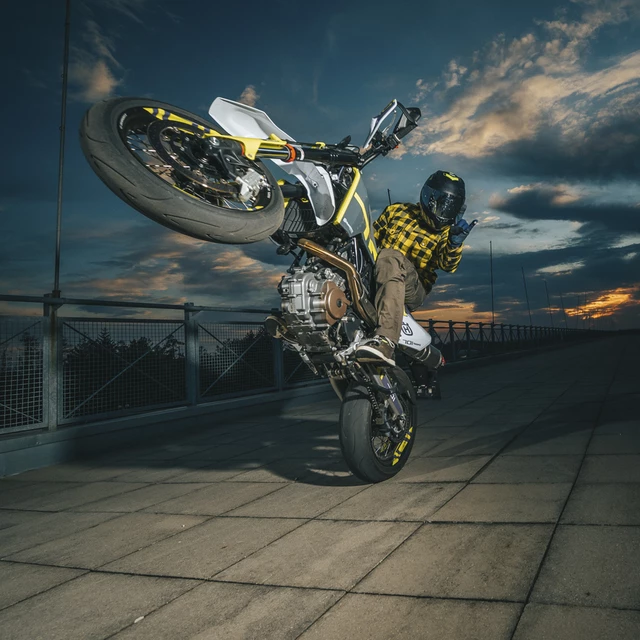 Koszula motocyklowa W-TEC Terchis - Pomarańczowy