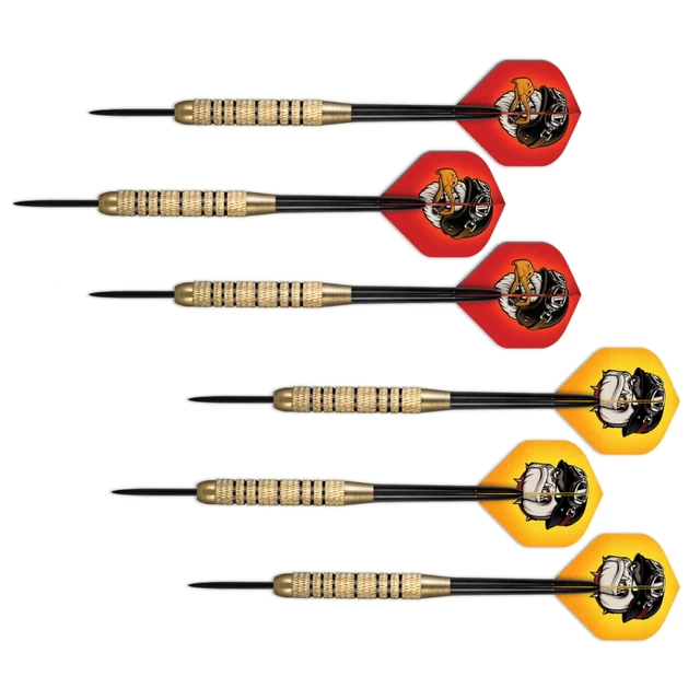 Dart nyíl Shot Duel Brass Plated Value Range steel 6db