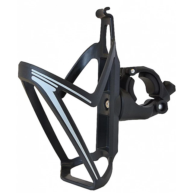 Košík s úchytem Nexelo Bottle Cage - černo-bílá - černo-bílá