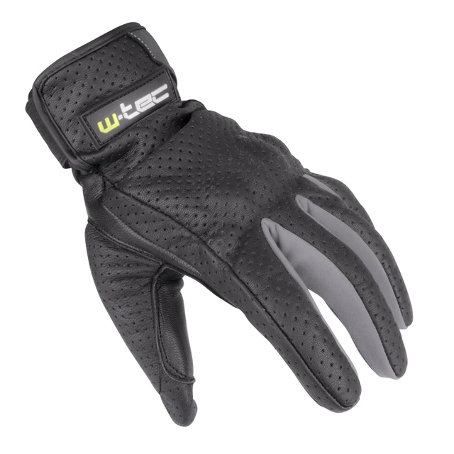 Summer Leather Moto Gloves W-TEC Nyarra - Grey - Grey