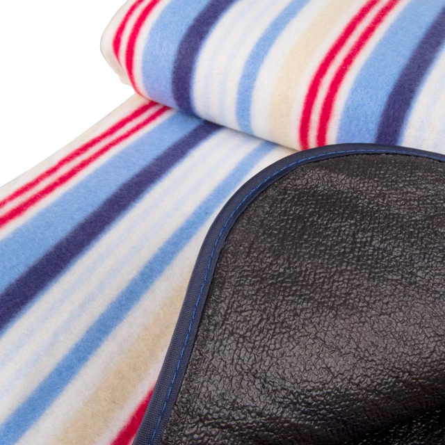 Picnic Blanket inSPORTline 130 x 180cm - Blue With Stripe
