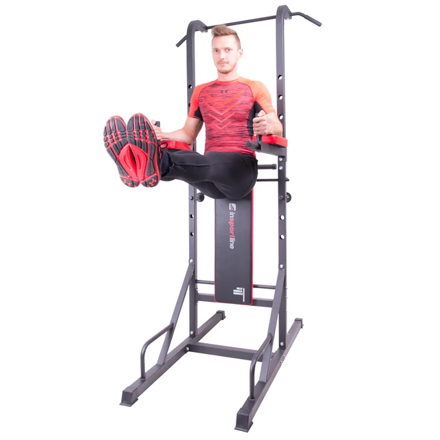 Nakládací činkový set s hrazdou inSPORTline CEM 180+40 cm/30 mm 5-80kg