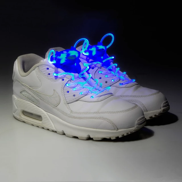 Light Up Shoelaces WORKER Platube 80cm - Pink - Blue