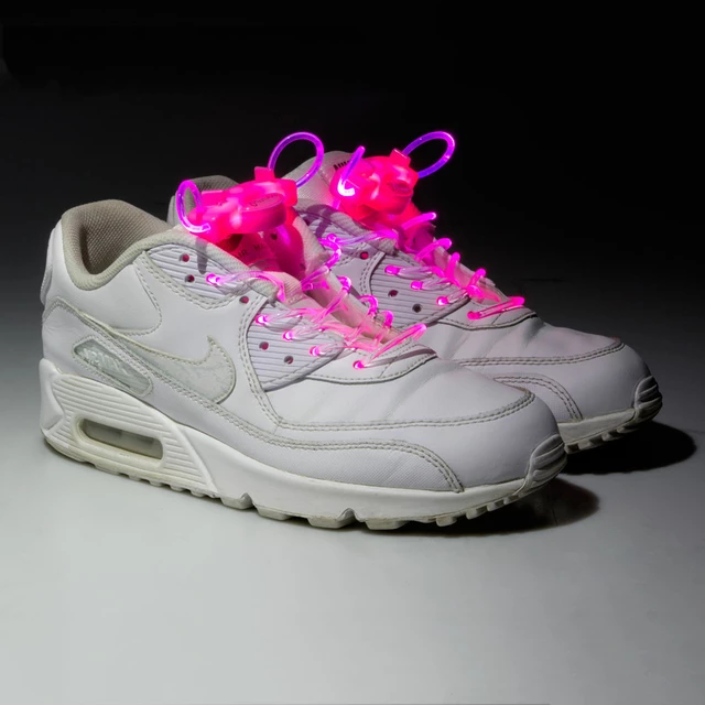 Light Up Shoelaces WORKER Platube 80cm - Pink
