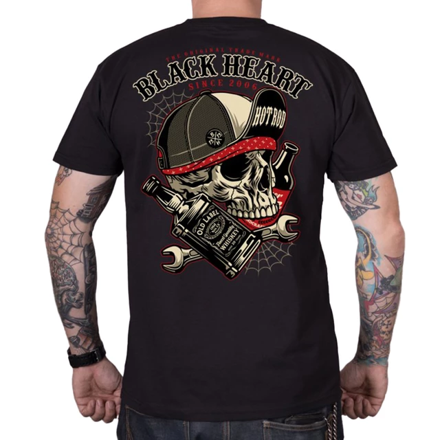 Koszulka T-shirt BLACK HEART Commander - Czarny