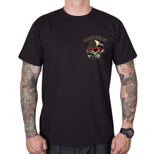 Koszulka T-shirt BLACK HEART Commander - Czarny