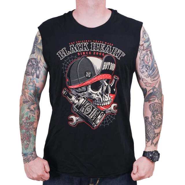 Sleeveless T-Shirt BLACK HEART Commander - Black