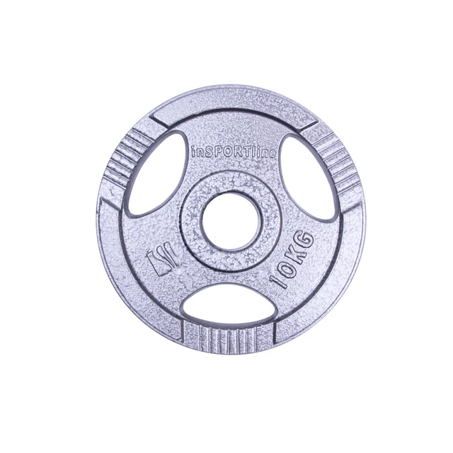 Liatinový olympijský kotúč inSPORTline Hamerton 10 kg 50 mm - 2. akosť