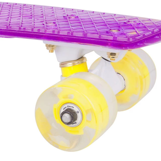 Penny board WORKER Transpy 300 22" se svítícími kolečky