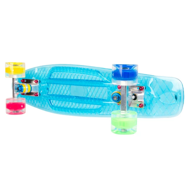 Penny Board WORKER Transpy 500 22” with Light Up Wheels