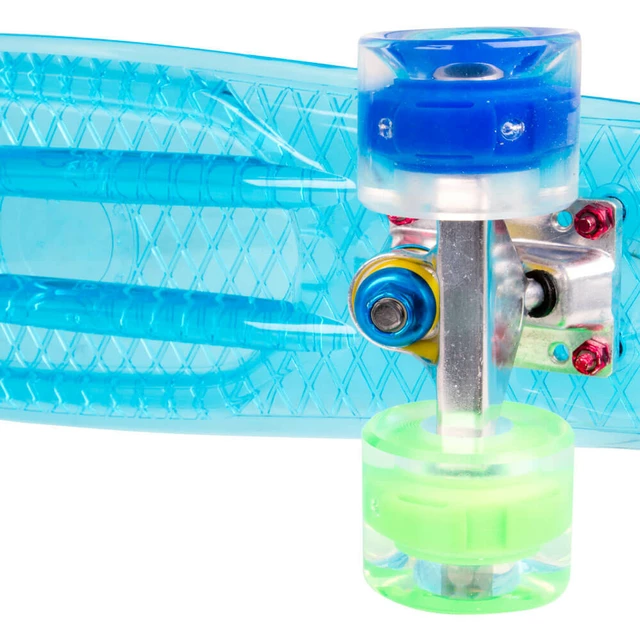 Penny Board WORKER Transpy 500 22” with Light Up Wheels