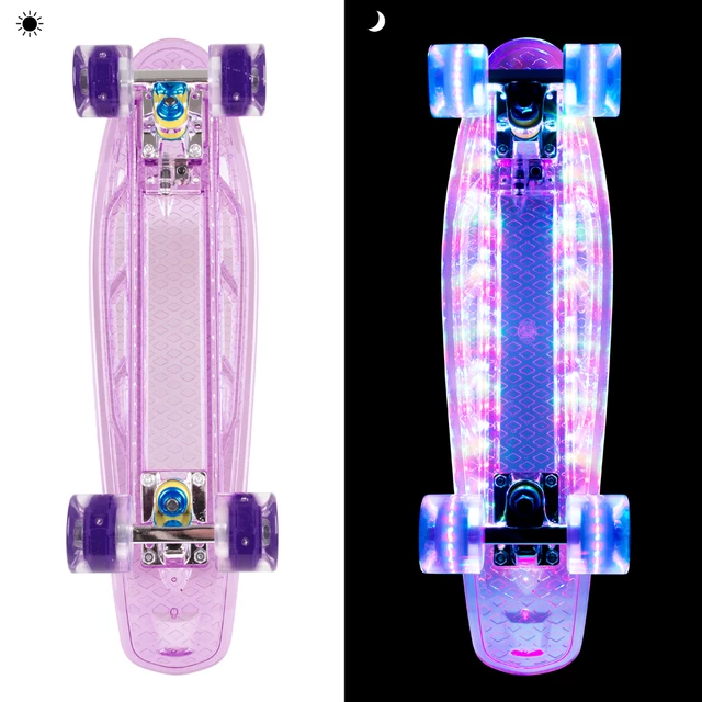 Svítící penny board WORKER Lumy 100 22"