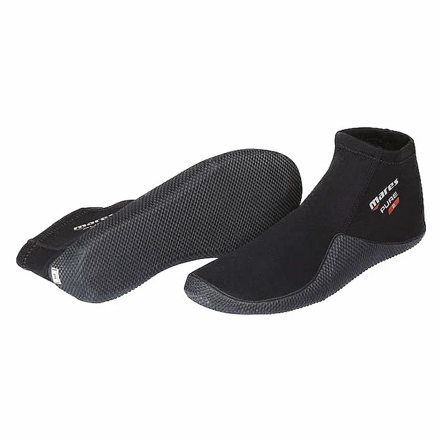 Neoprénové topánky Mares Pure 2 mm nízke - 43 - čierna
