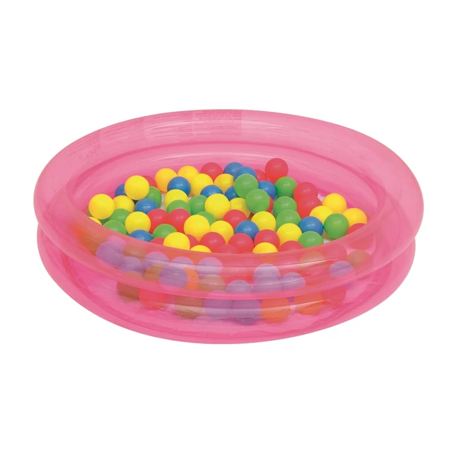 2-Ring Ball Pool Bestway 91cm - Blue - Pink