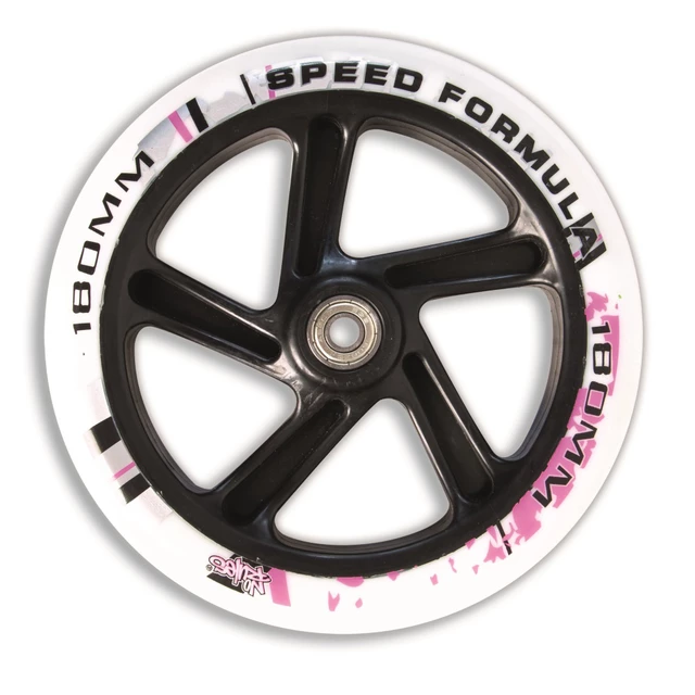 Skládací koloběžka Authentic NoRules 180 bílo-růžová