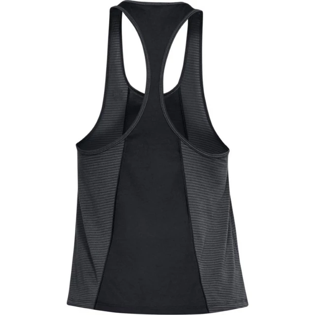 Women’s Tank Top Under Armour Threadborne Fashion - Black/Black/Metallic Silver