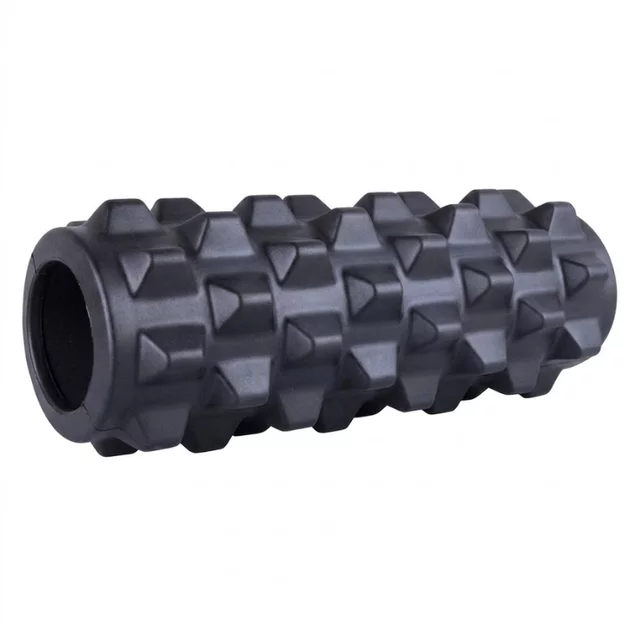 Masážní válec inSPORTline Masare 33 cm - černá - černá