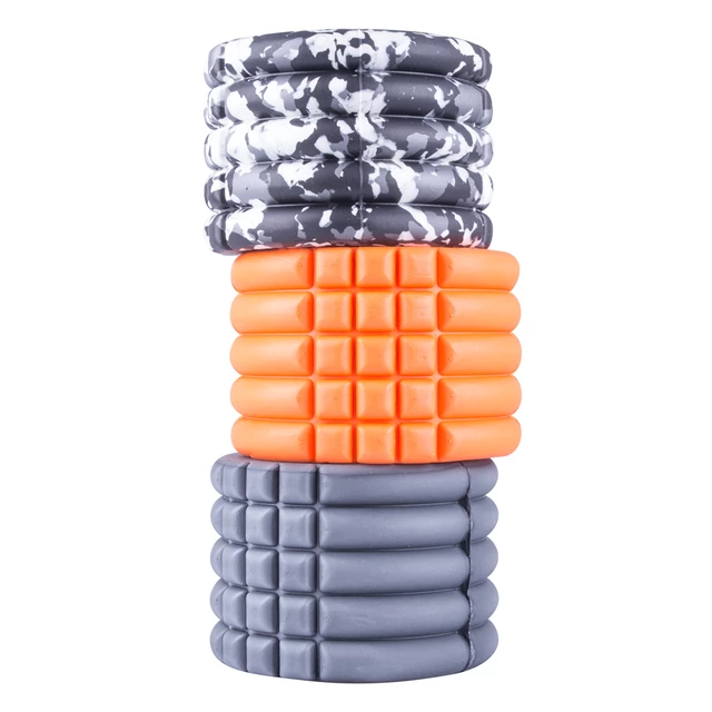 Joga válec inSPORTline Elipo - šedá