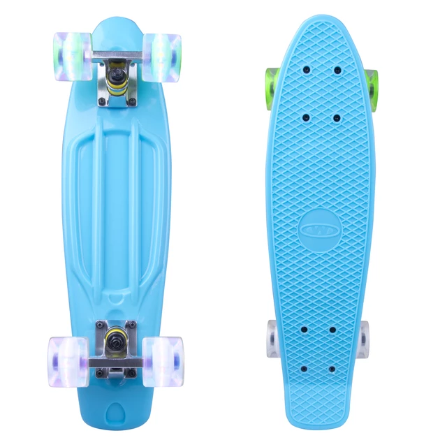 Penny Board WORKER Sturgy 22" with Light Up Wheels - Blue