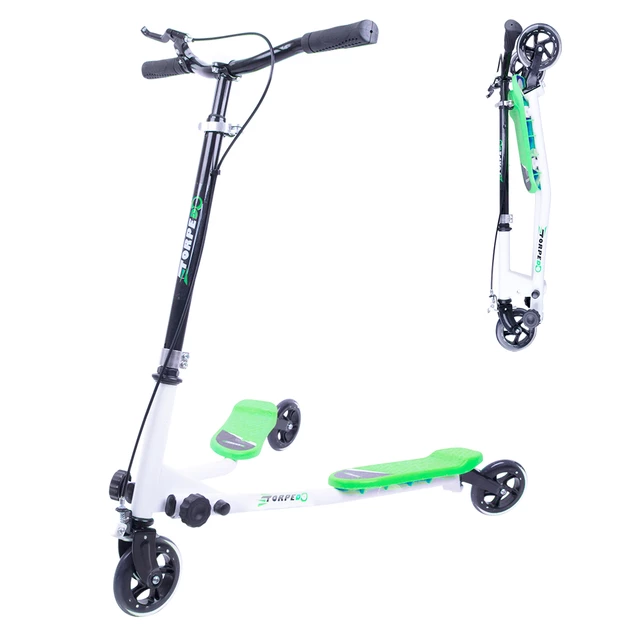 Tri Scooter WORKER Fliker 100 - Green-White - Green-White