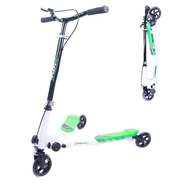 Tri Scooter WORKER Fliker 100 - Green-White