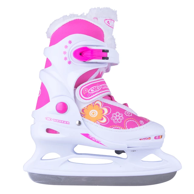 Children’s Ice Skates WORKER Izabely Pro – with Fur - XS (25-29)