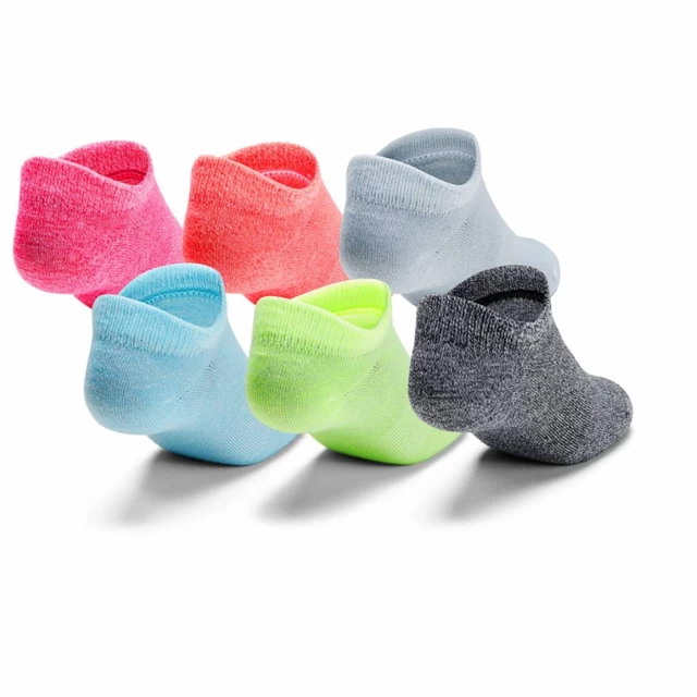 Women’s No-Show Socks Under Armour Essential – 6-Pack - Washed Blue