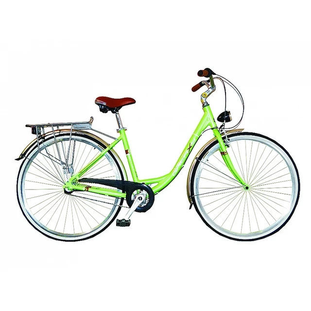 Das Damen-Stadt-Fahrrad Galaxy Juliet 28" Nexus - das Modell 2016 - grün - grün