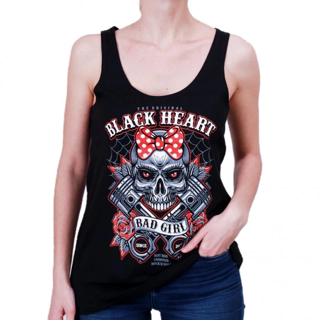Women’s Tank Top BLACK HEART Bell Piston - Black - Black