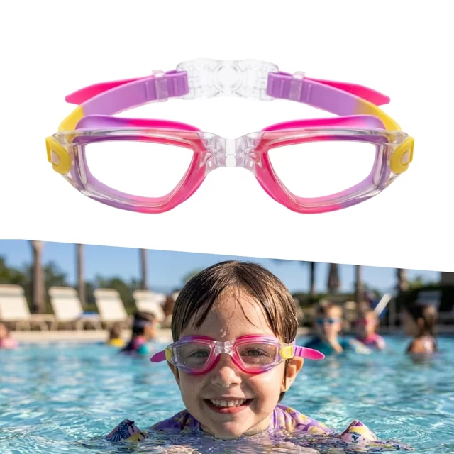 Juniorské plavecké brýle inSPORTline Aquanino - růžovo-fialová