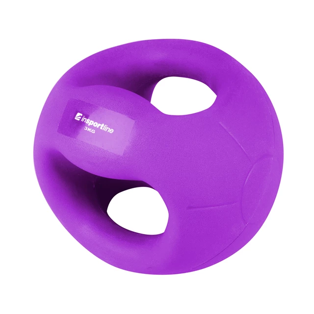 inSPORTline Grab Me 3 kg Medizinball mit Griffen