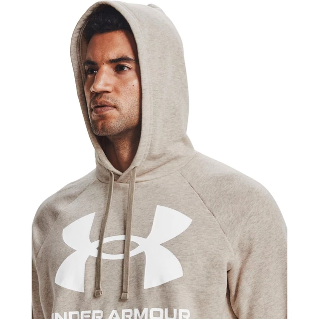 Men’s Hoodie Under Armour Rival Fleece Big Logo HD - Brilliant Blue