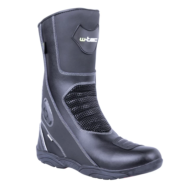 Skórzane buty motocyklowe W-TEC Wurben - Czarny