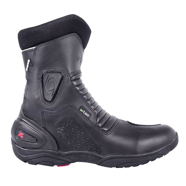 Leather Moto Boots W-TEC Benkoff - Black