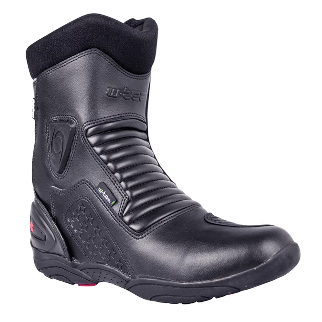 Leather Moto Boots W-TEC Benkoff - 41 - Black