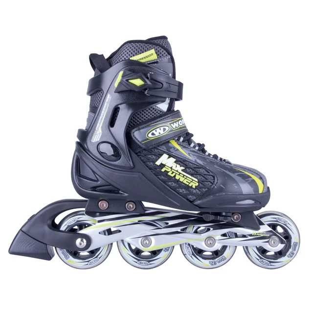 Adjustable Rollerblades WORKER Haasiko - Black